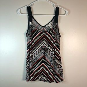 WHBM stripe tank top size small